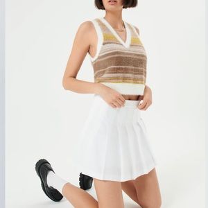 NWOT Sunday Best Pleated Mini Skirt